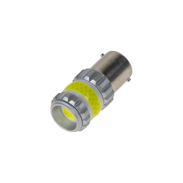 LED BA15s bílá, COB 360⁰, 9-60V, 12W