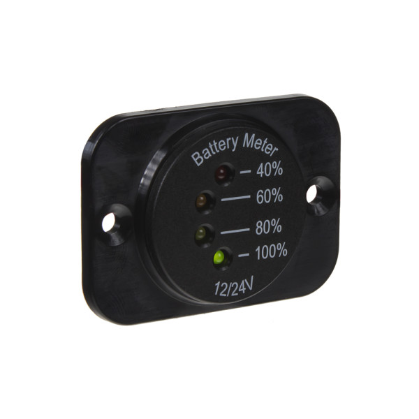 LED indikátor baterie 12-24V včetně panelu