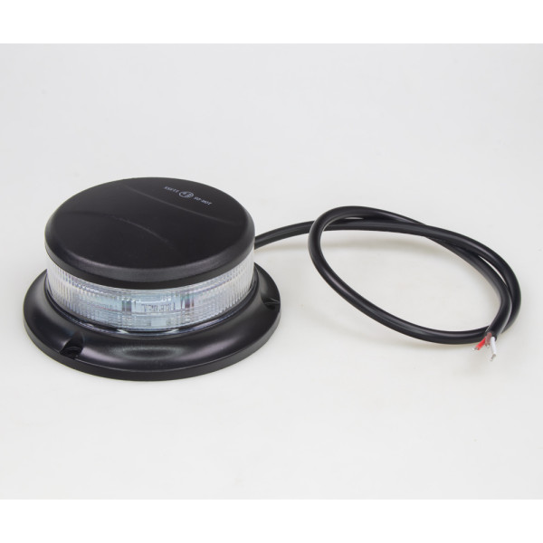 LED maják 12-24V 32LED modrý, pevná montáž, 48x112mm