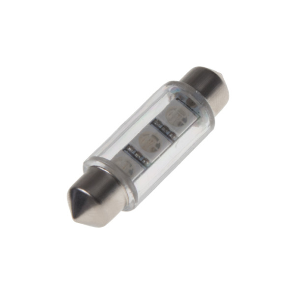 LED sufit (39mm) červená, 12V, 3LED/3SMD