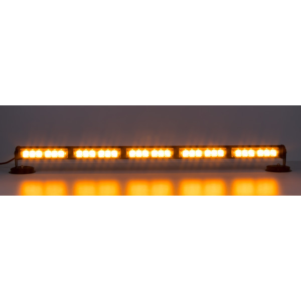 LED světelná alej, 30x 1W LED, oranžová 800mm, ECE R10