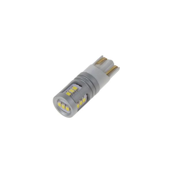 LED T10 bílá, 12/24V, 15LED/1W SMD