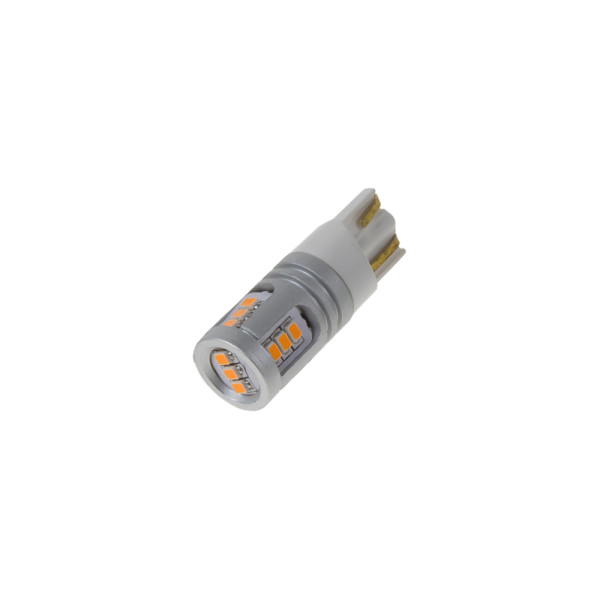 LED T10 oranžová, 12/24V, 15LED/1W SMD