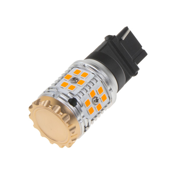 LED T20 (3156) oranžová, CAN-Bus, 12-24V, 30LED/3030SMD