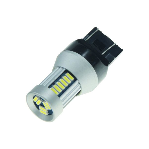 LED T20 (7443) bílá, 12-24V, 30LED/4014SMD - dvouvlákno