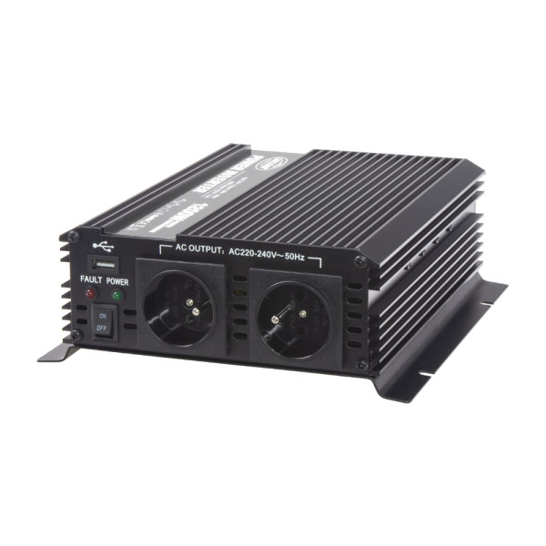 Měnič napětí z 24/230V + USB, 1200W