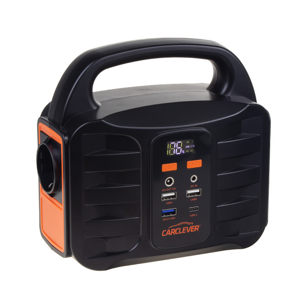 Nabíjecí stanice CARCLEVER - powerbanka, 42.000mAh, AC-150W