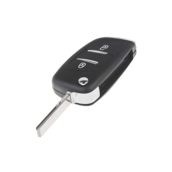 Náhr. obal klíče pro Peugeot, 2-tlačítkový