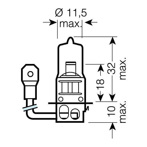 OSRAM 12V H3 55W standard (1ks)