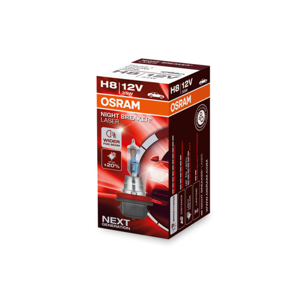 OSRAM 12V H8 35W night breaker laser (1ks)