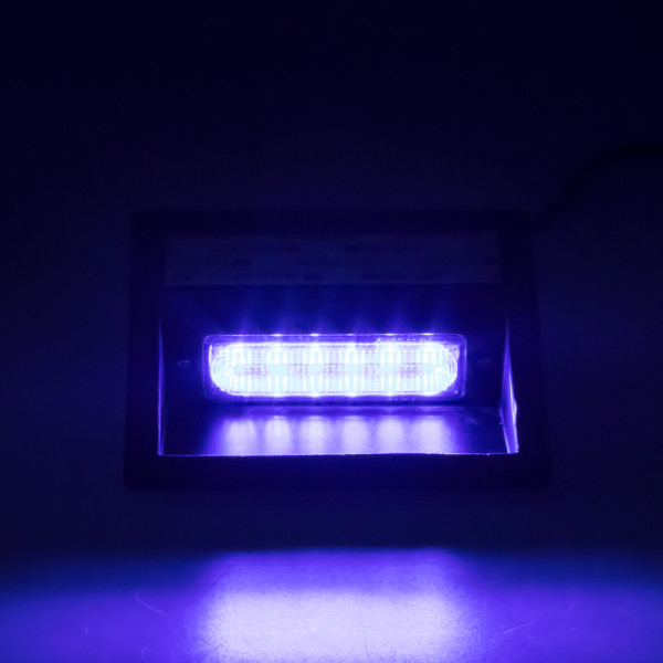 x  PREDATOR LED vnitřní, 6x LED 5W, 12/24V, modrý, ECE R65