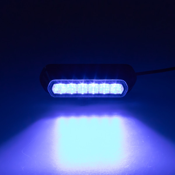 PROFI výstražné LED světlo vnější, modré, 12-24V, ECE R65