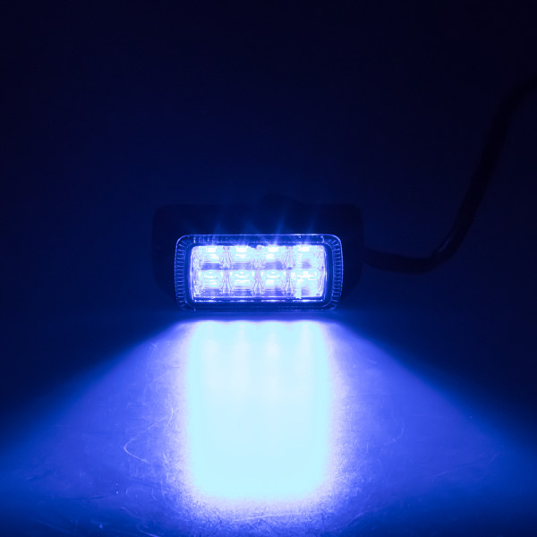 PROFI výstražné LED světlo vnější, modré, 12-24V, ECE R65