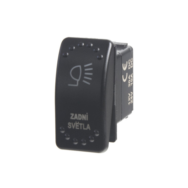 Rocker spínač ZADNÍ SVĚTLA 12/24V