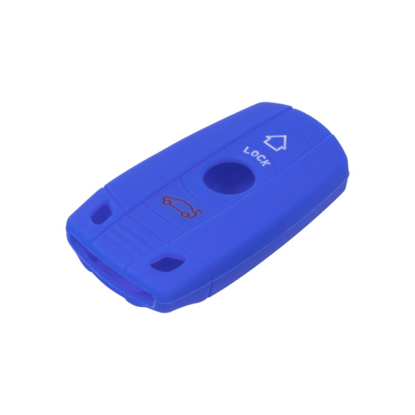 Silikonový obal pro klíč BMW 1/3/5/6/X1/X5/X6/Z4 modrý