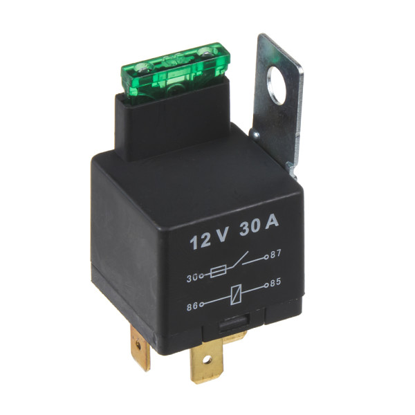 SPÍNACÍ relé s pojistkou 12V, 30A