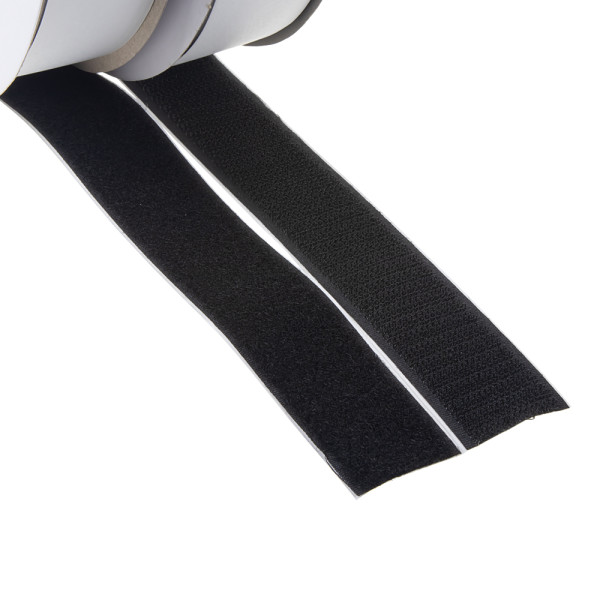 Suchý zip samolepící, SET smyčky+háčky 30mm x 25m