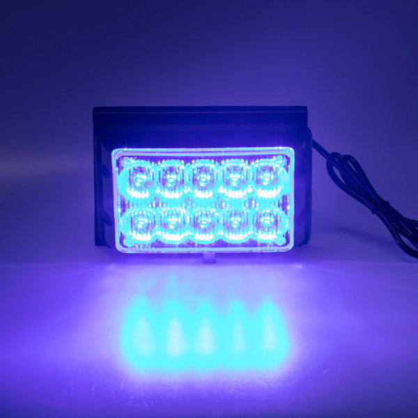 x PREDATOR dual 10x1W LED, 12-24V, modrý