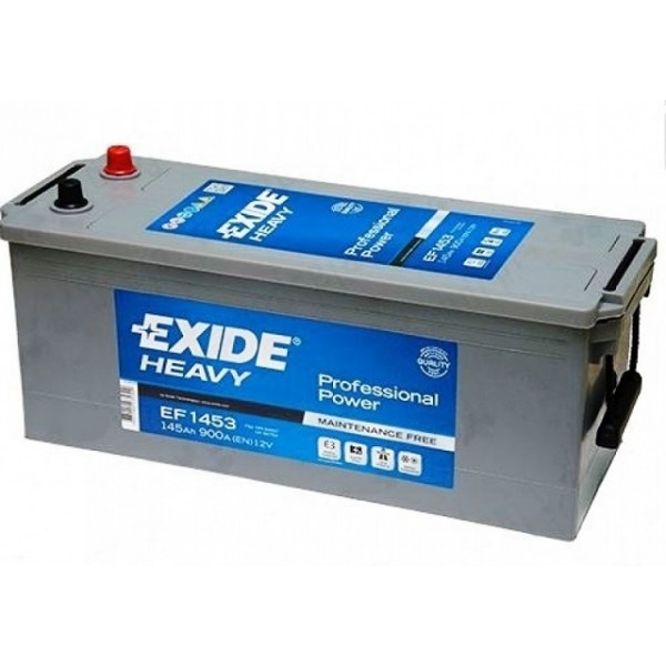 Autobatéria 12V/145Ah_900A_EXIDE Professional Power_Pól 1_B0_513x189x223mm - EF1453