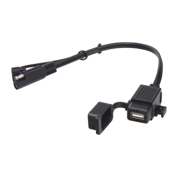 Zásuvka s panelem nabíjecí 1x USB voděodolná, 136cm