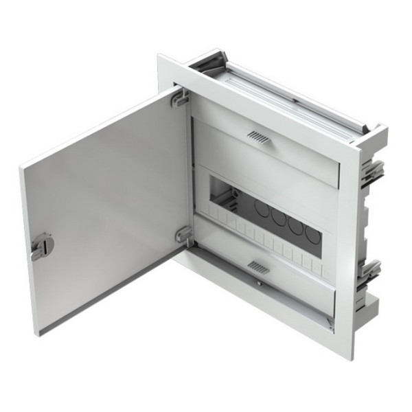 Rozvádzač pod omietkový 12+2 pozícií_400V_63A_IP40_biele dvierka kov_DIN lišta - Mandeks RB20