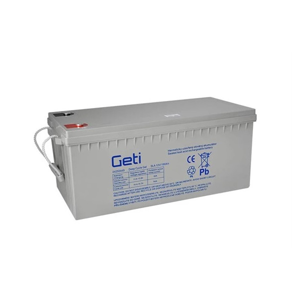 Autobatéria GÉL 12V/180Ah_A_D:522xŠ:238xV:221mm - GETI