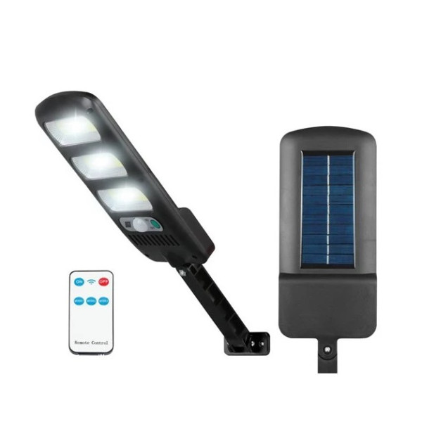 Svietidlo solárne záhradné na stenu_LED s PIR_24W_1800lm_120°_IP54_240x100x25mm + DO - LTC