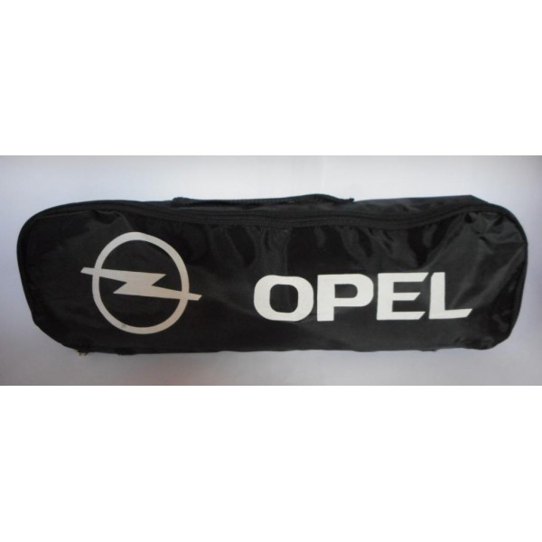 Taška povinnej výbavy OPEL čierna - SET (lekárnička, lano, trojuholník, vesta)
