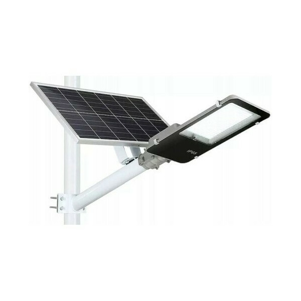 Svietidlo solárne na stĺp 100W/1000lm 6500K) AKU 15000mAh 80 m2 + výložník + DO - 9035