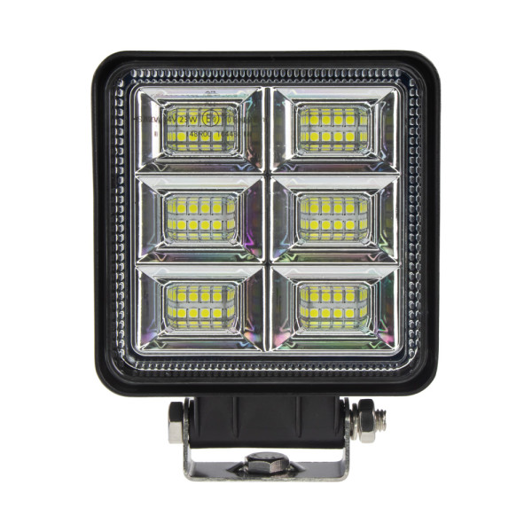LED světlo hranaté, 48x1W, 110x128x35mm, ECE R10/R148