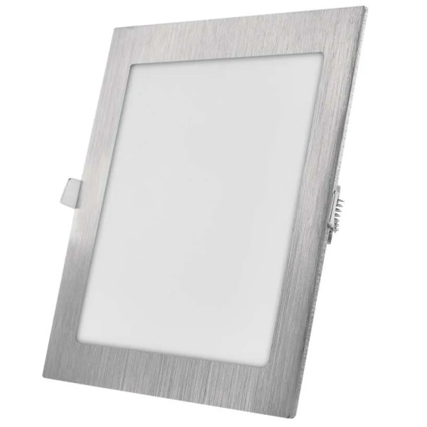 Svietidlo - Panel LED 225×225mm_vstavaný_4000K_18W_1600lm_120°_IP 20_strieborný rám - ZD2243