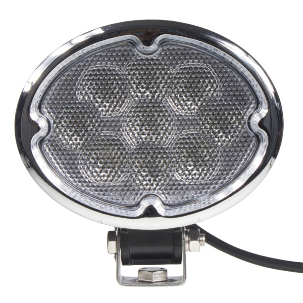 LED světlo oválné, 9x3W, 147x150x73mm