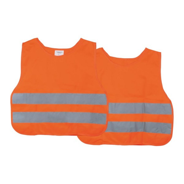 Vesta bezpečnostná reflexná - detská oranžová