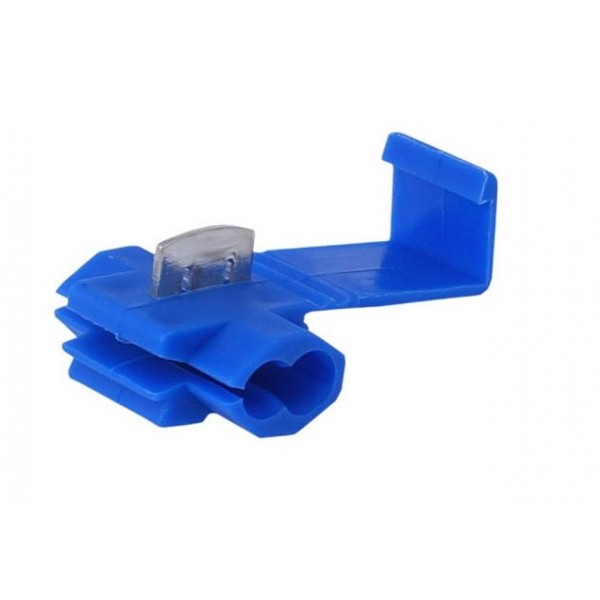 Rýchlospojka na vodič 1,5 - 2,5mm2_Priebežná 2x_1-nožová_MODRÁ - 5ks (blister)