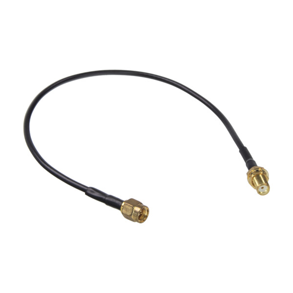 Anténní adaptér  SMA samec/SMA samice; RG174, 25 cm