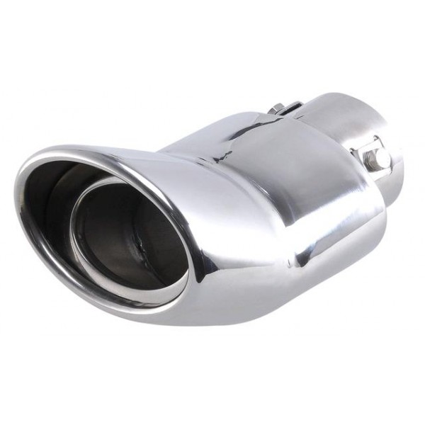 Výfuk - koncovka elipsa lomená 73 x 108 x 162mm