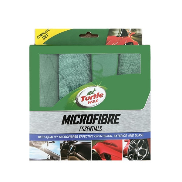 Utierka mikrovlákno - 40 x 30 cm - 4ks - interiér/exteriér/sklo/disky - TURTLE WAX