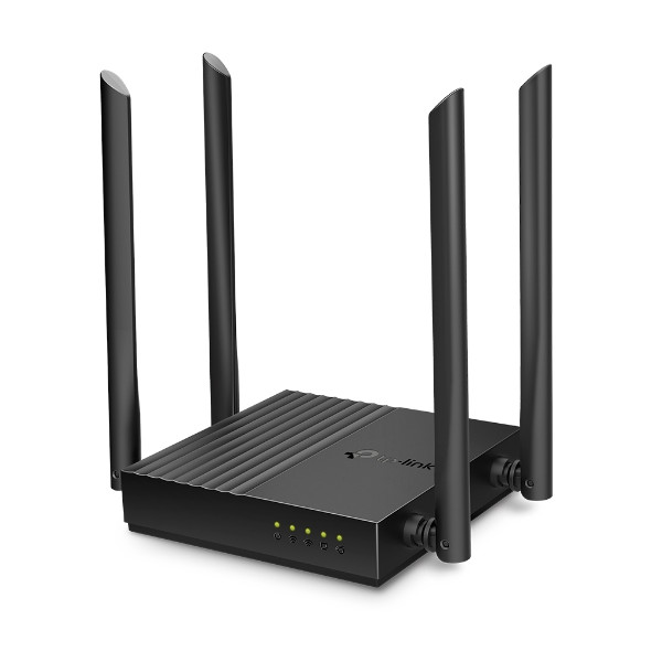 Wifi Router DualBand 867Mbps(5GHz)+400Mbps(2,4GH)_1x GWAN, 4x GLAN_4x6dBi_4x4 MU-MIMO_AP - TP-LINK ARCHER C64