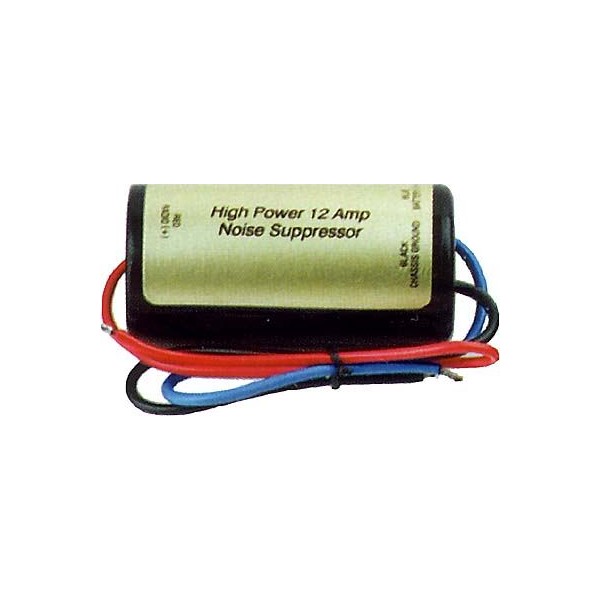 Filter napájacieho napätia 12V/12A_plastový válček s káblami - NF-12