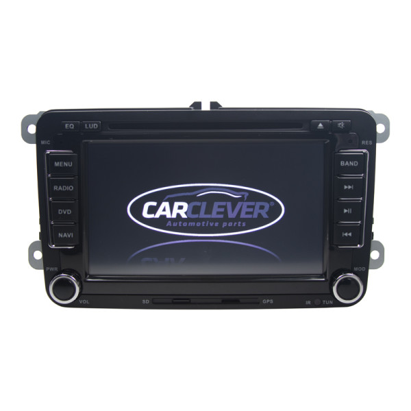 Autorádio pro VW, Škoda s 7" LCD, GPS, zelené, ČESKÉ MENU