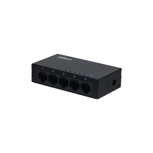 SWITCH 5-port_10/100/1000Mbps - DAHUA PFS3005-5GT-V2_87x47x22mm
