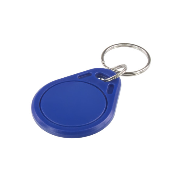 Čipový přívěšek RFID pro přístupové a zabezpečovací systémy 13,56MHz, modrý