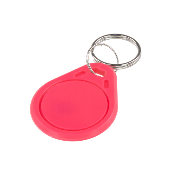 Čipový přívěšek RFID pro přístupové a zabezpečovací systémy 13,56MHz, růžový