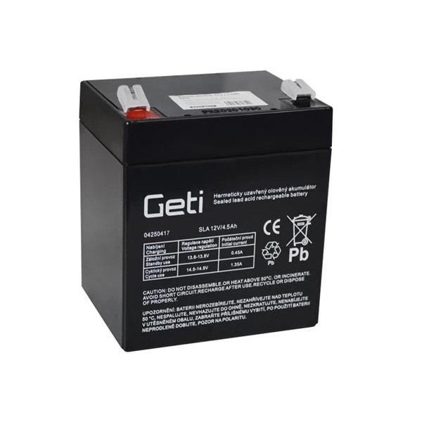 Akumulátor 12V / 4.5 Ah_90,5x101,5x70mm - GETI