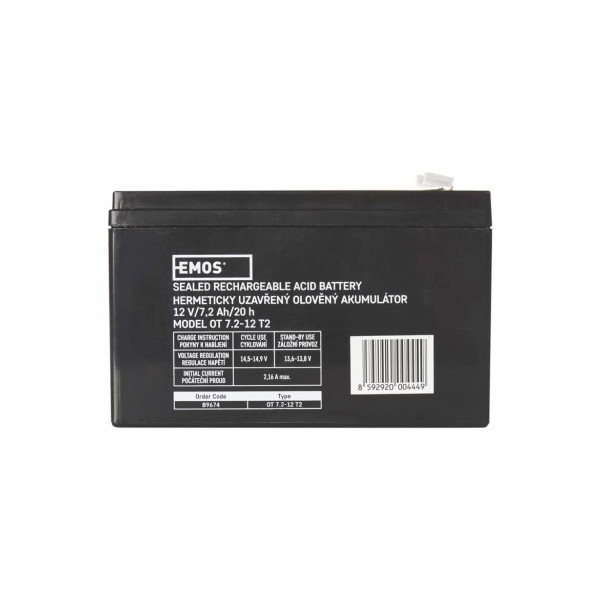 Akumulátor 12V /7,2 Ah_151 × 65 × 94 mm