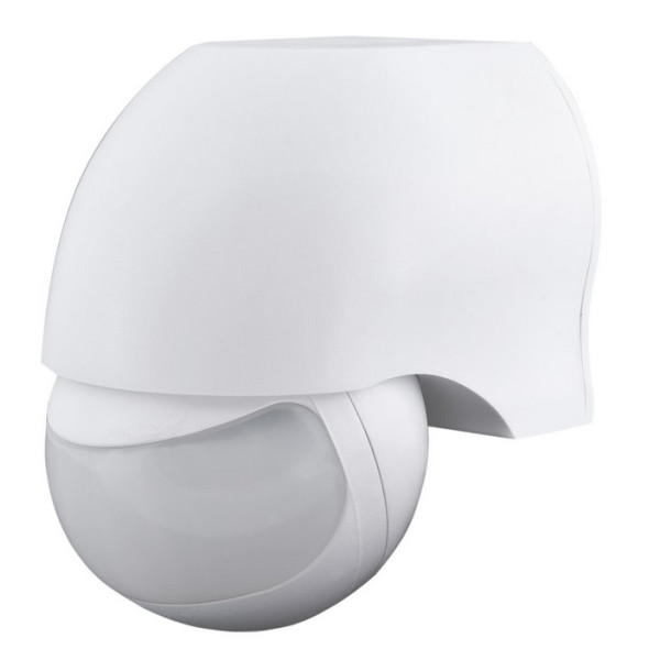 Snímač pohybu PIR -12m_140°_230V_10s-12min_IP44_BIELY_Mini - CN12