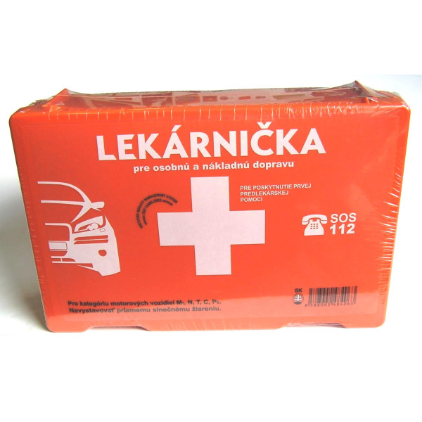 Autolekárnička - plastový obal