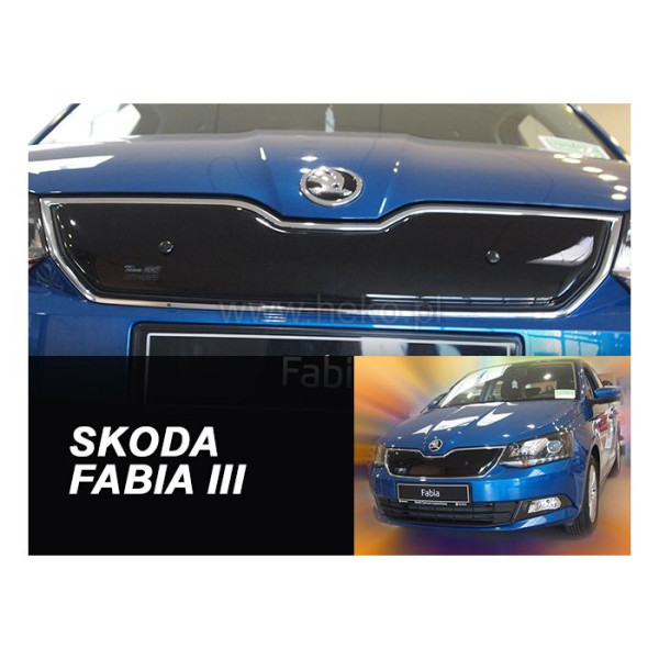 ŠKODA Fabia III 2015r. -> - Maska predná_zimná clona - HEKO 04044 (HORNÁ)