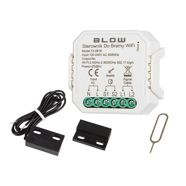 OVLÁDANIE RF_UNI_100-240V AC_WiFi_46x46x18mm - BLOW