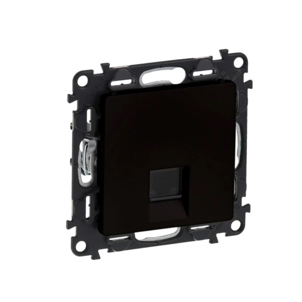 LEGRAND VALENA Life - Zásuvka 1xRJ45_UTP_CAT5e_ČIERNA_bez rámika_IP20 - 756353